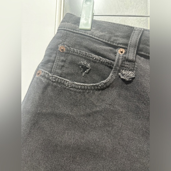 NWT Free People Washed Black Distressed Shorts. - Picture 8 of 16